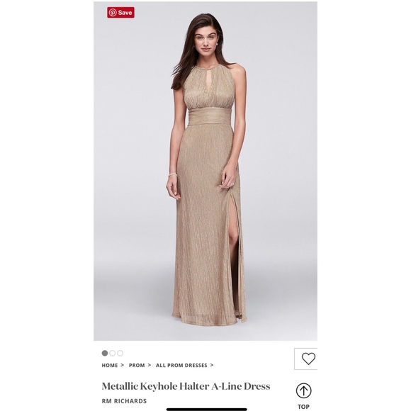 Dresses & Skirts - Gold bridesmaid dress